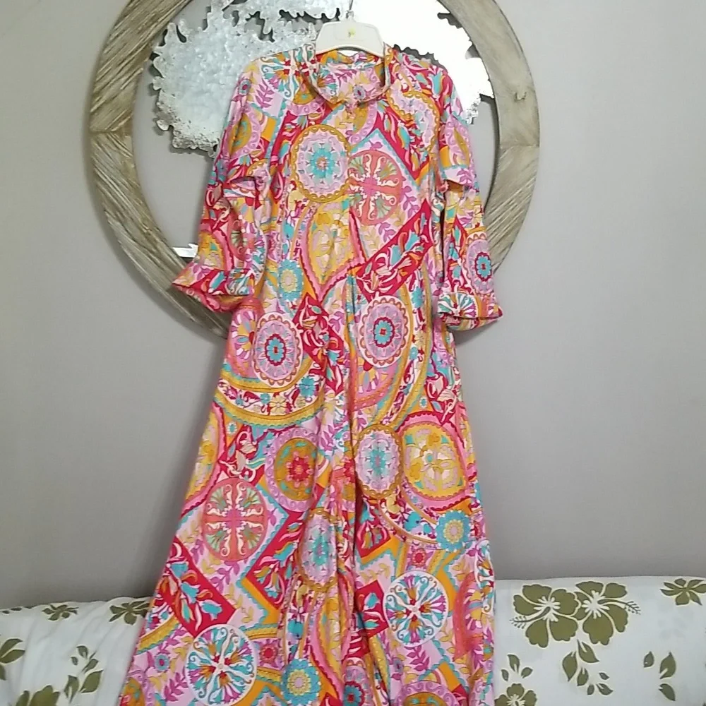 60's Hostess dress - Picture 1 of 10